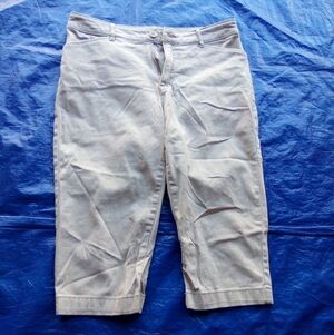 St. Johns Bay Beige Capri Pants
